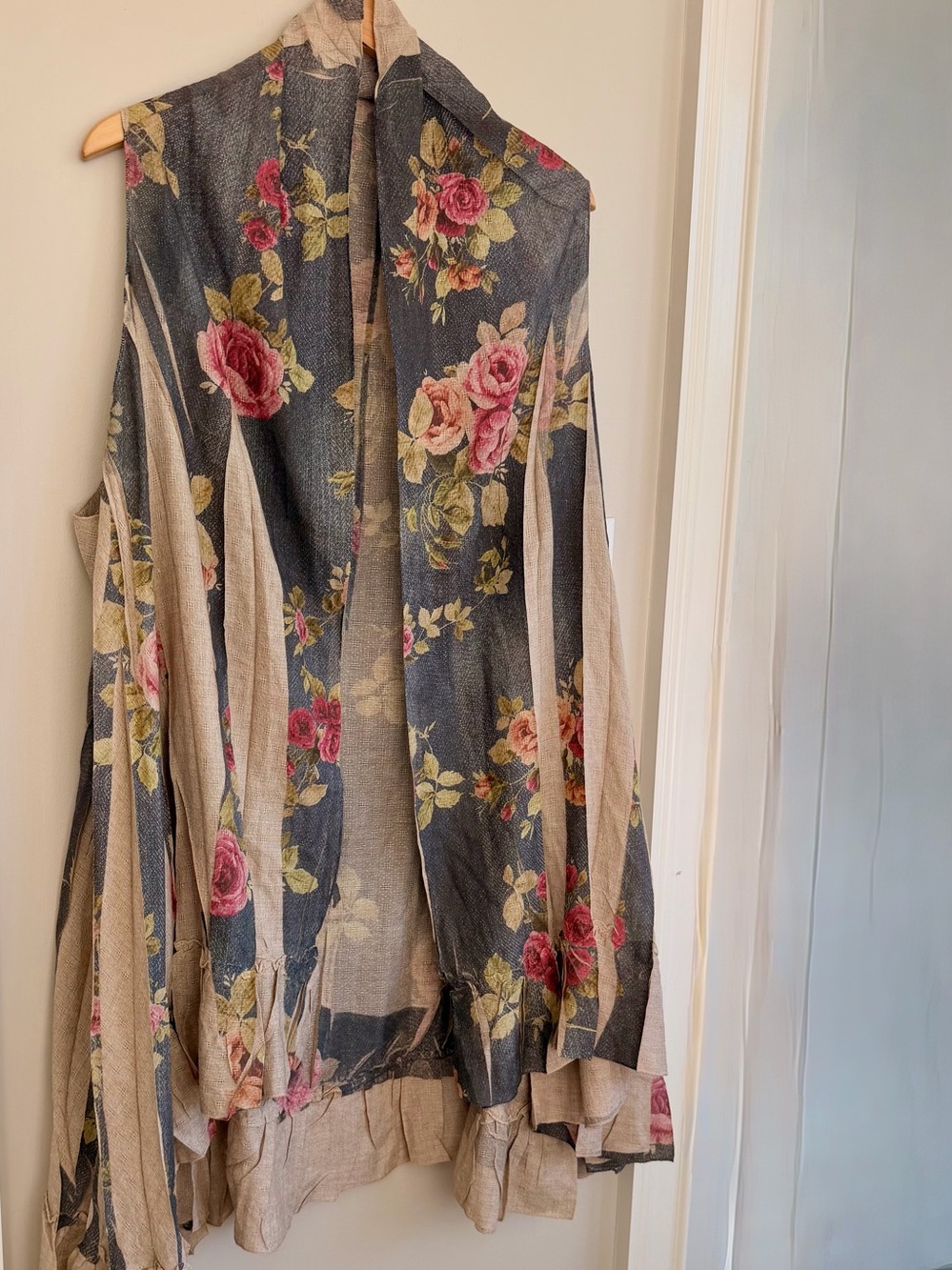 Origami Sleeveless Duster Kimono